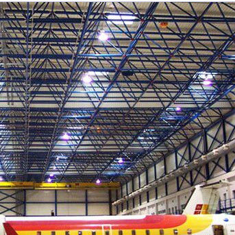 Q235B鋼製のプリファブリックスペースストラクチャ,壁が灰色,暗黒GB,飛行機のハンガー