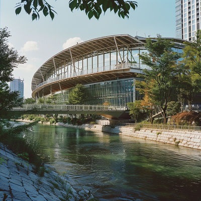 大きな映画館のための鋼鉄空間構造 革新的な設計と構造的統合