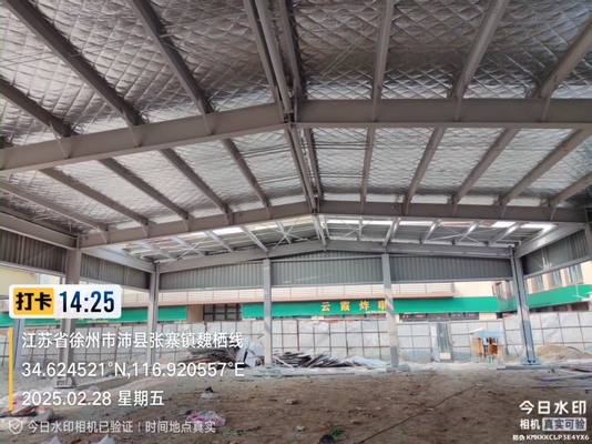 建設用鋼筋の柱や梁,工業用倉庫