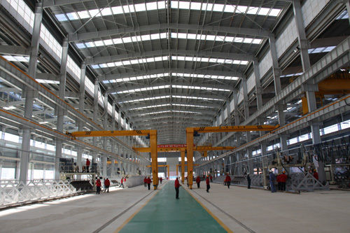 Galvanized Steel Roof Truss 50 Years Usage Light Structure Frame